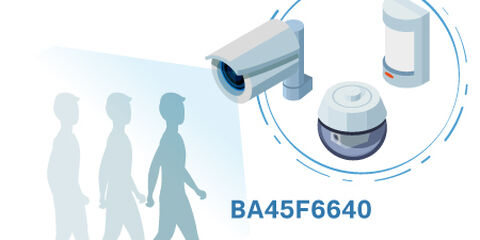 Holtek Human body detection BA45 F6640