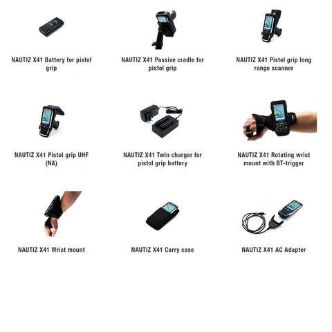 Handheld Nautiz x41 accessories