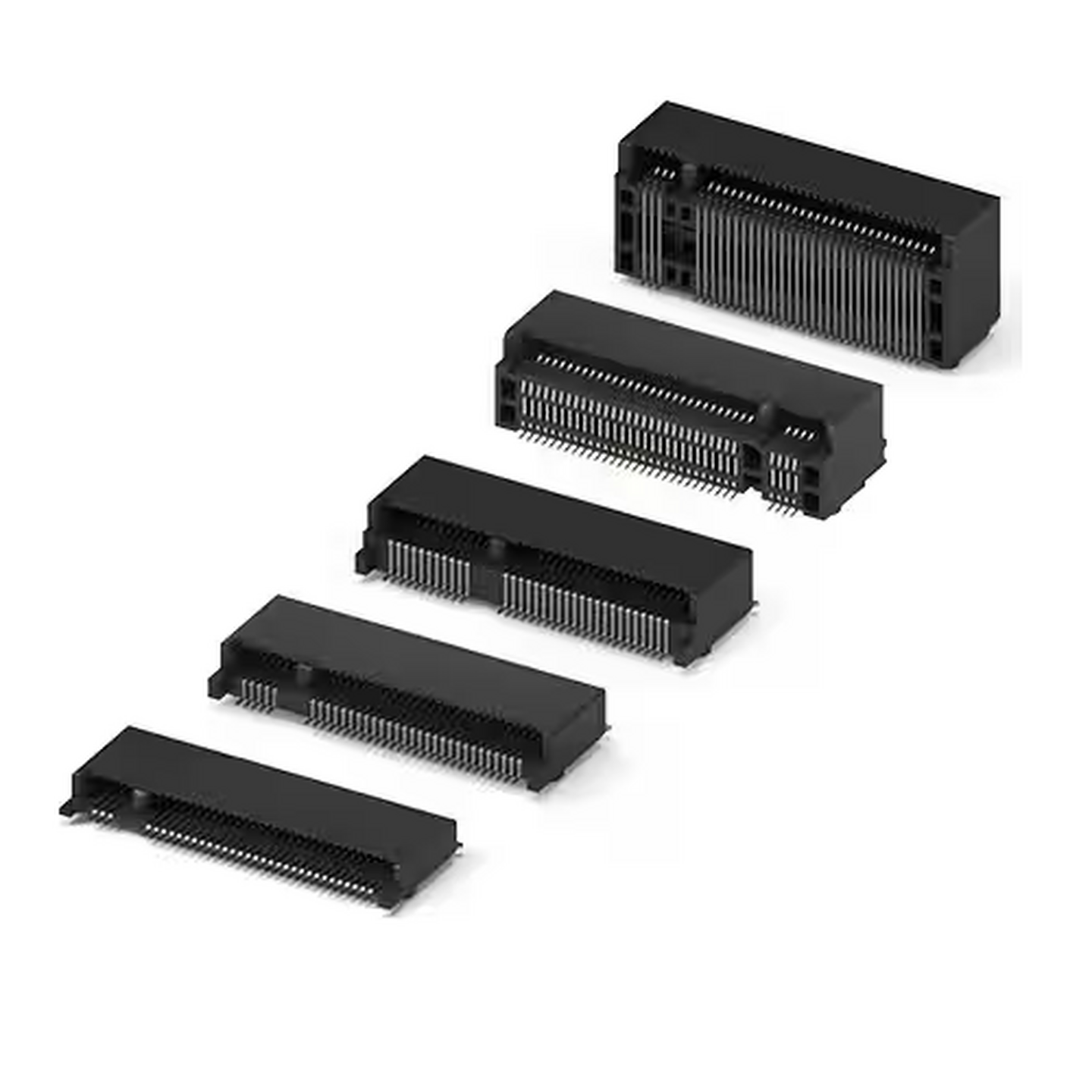Alcom electronics 123a series m 2 ngff connectors