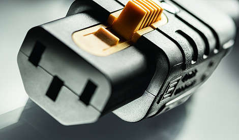 Schurter IEC appliance inlet with v lock