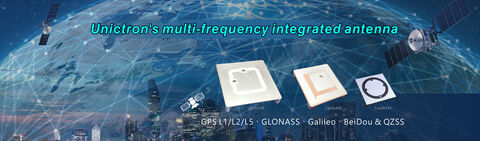 Unictron multi frequency integrated antenna