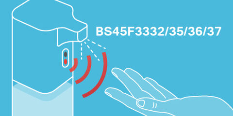 Holtek BS45 F3332 proximity sensing mcu
