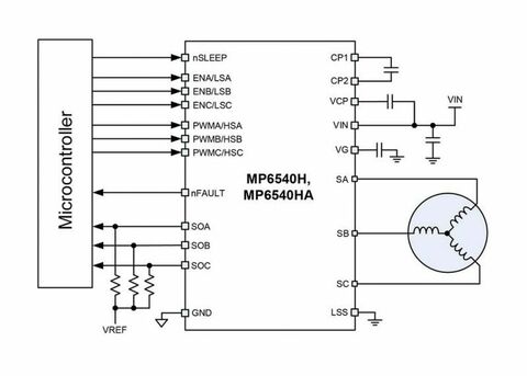 Mp6540h mp6540ha tac 1 1 1